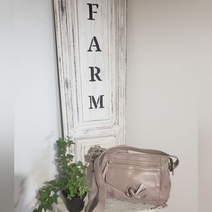 Mauve Great American Leather Works Crossbody Bag